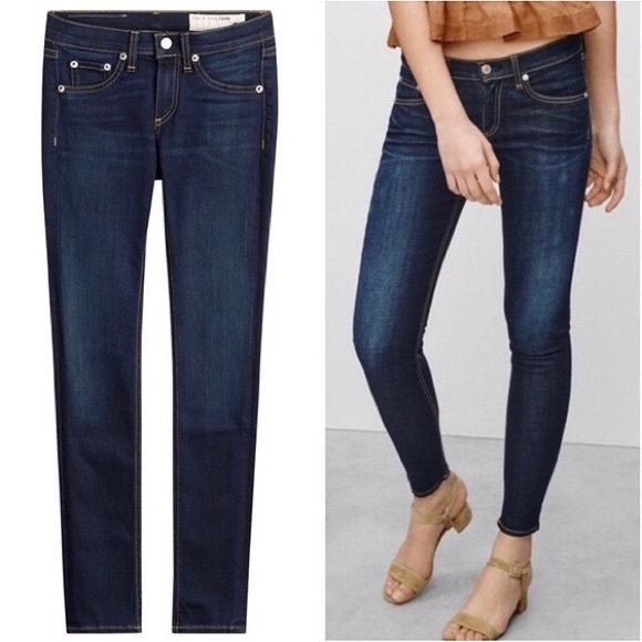 rag & bone Denim - Rag & Bone Kensington Mid Rise Skinny Jeans